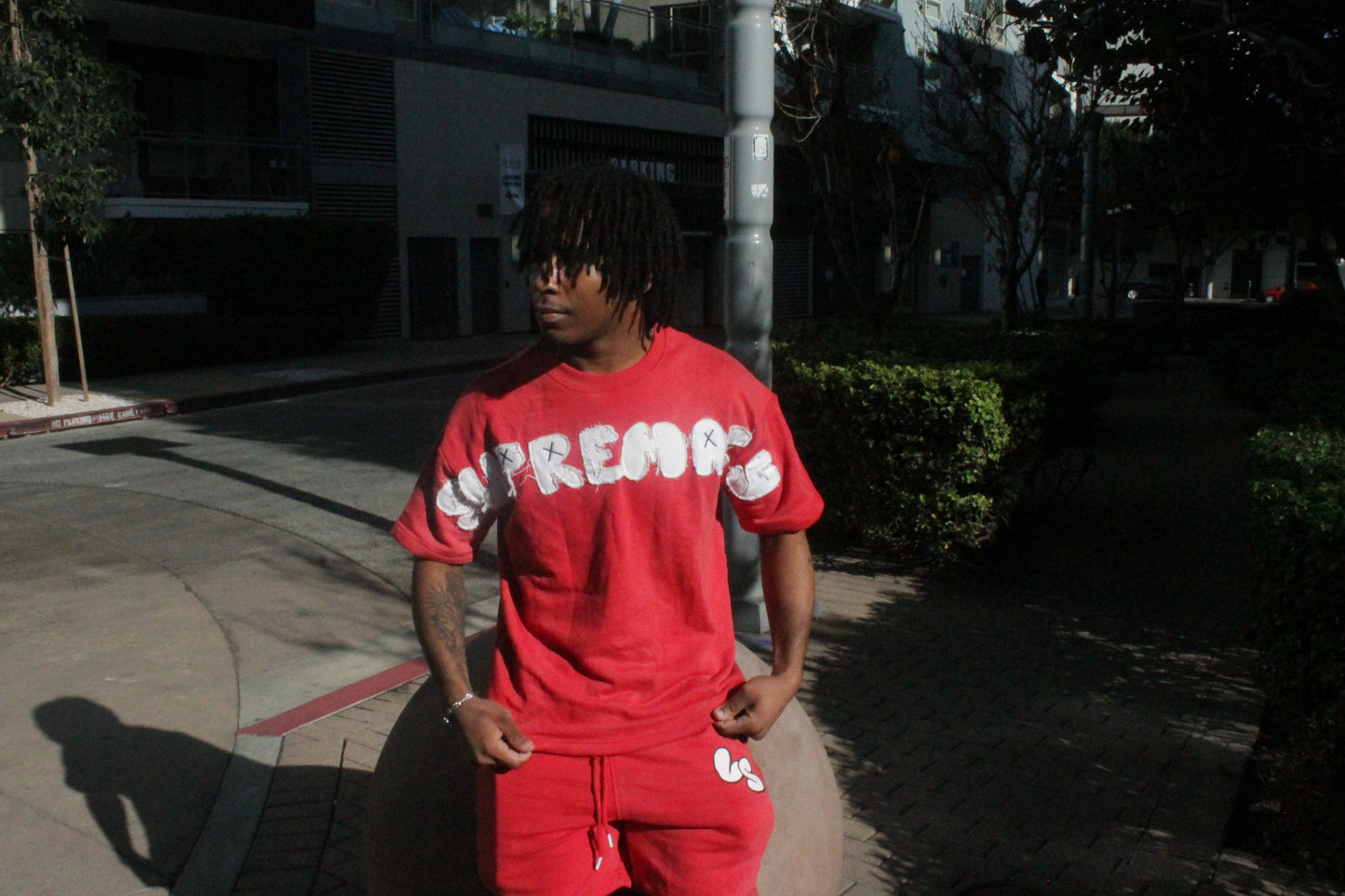SUPREMACY SHORTS SET - RED