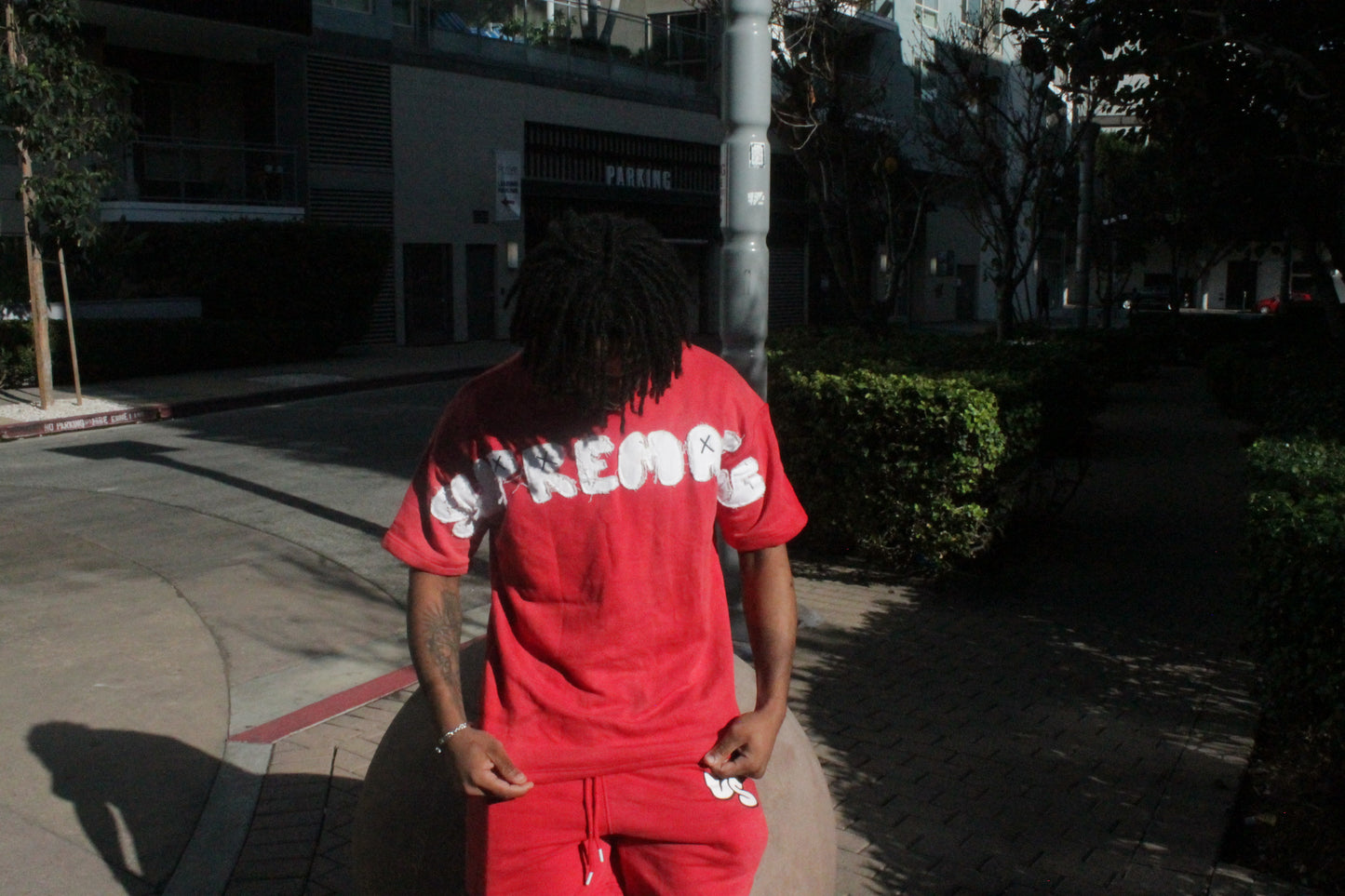 SUPREMACY SHORTS SET - RED