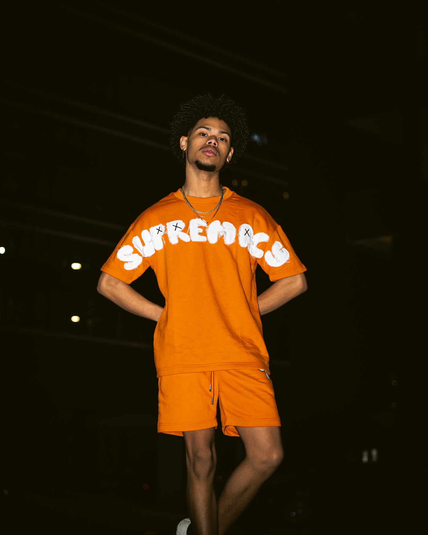 SUPREMACY SHORTS SET - ORANGE